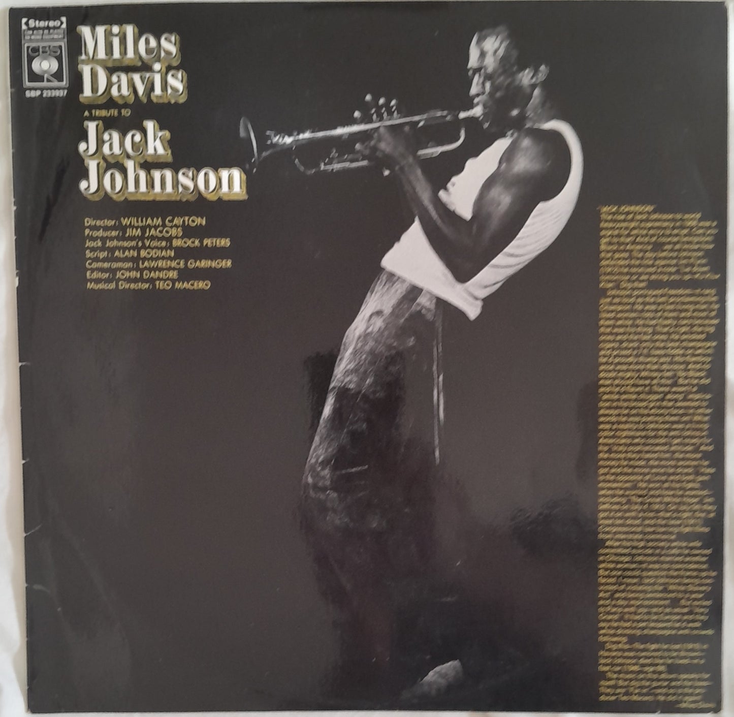 Miles Davis - A Tribute To Jack Johnson - USED LP - VG/VG+