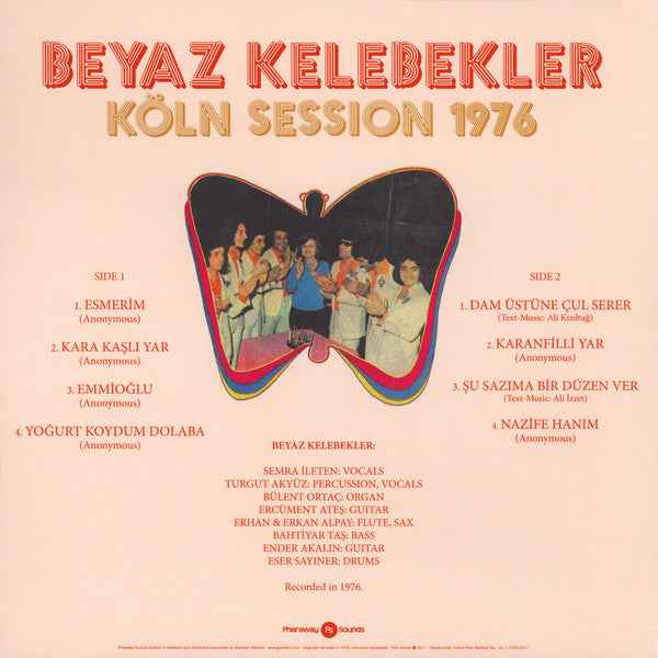 Beyaz Kelebekler - Koln Session 1976 - NEW LP
