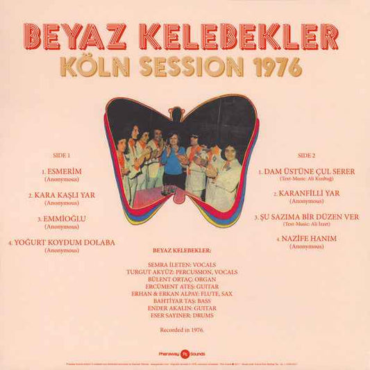 Beyaz Kelebekler - Koln Session 1976 - NEW LP
