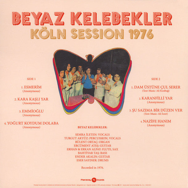 Beyaz Kelebekler - Koln Session 1976 - NEW LP