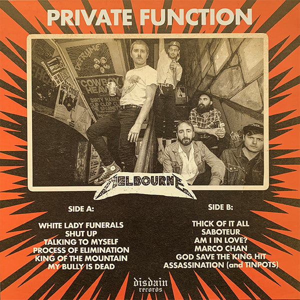 Private Function – St. Anger - NEW LP - black vinyl