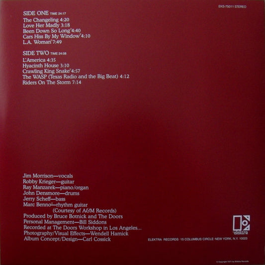 Doors - L.A.180gm Woman - new LP sealed