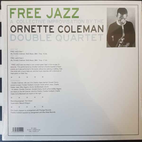 Ornette Coleman Double Quartet – Free Jazz - new 180gm LP sealed
