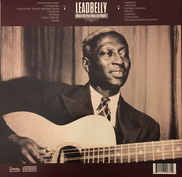 Leadbelly - Where Did You Sleep Last Night? - new LP sealed - gatefold