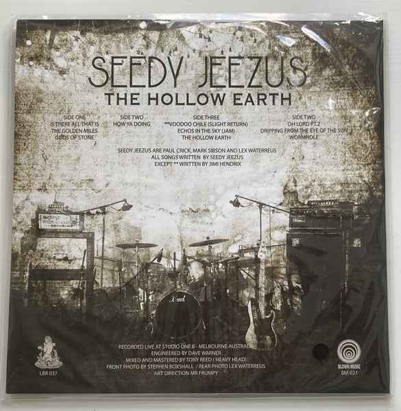 Seedy Jeezus - Hollow Earth - new 2LP black vinyl - Australian stoner rock