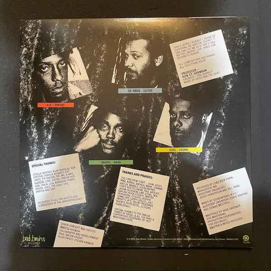 Bad Brains - I Against I - new sealed LP - 2024 remastered