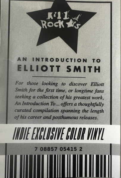 Elliott Smith – An Introduction To Elliott Smith - new LP sealed Ltd. Ed.