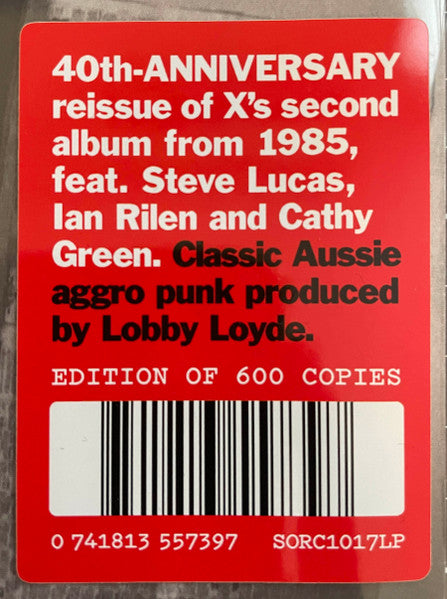 X - At Home With You - new LP reissue