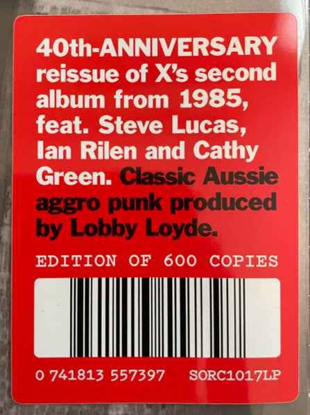 X - At Home With You - new LP reissue