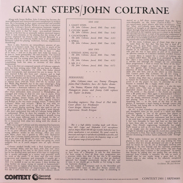 John Coltrane - Giant Steps - new LP sealed