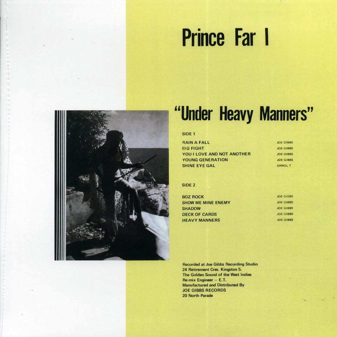 Prince Far I - Under Heavy Manners - new LP sealed