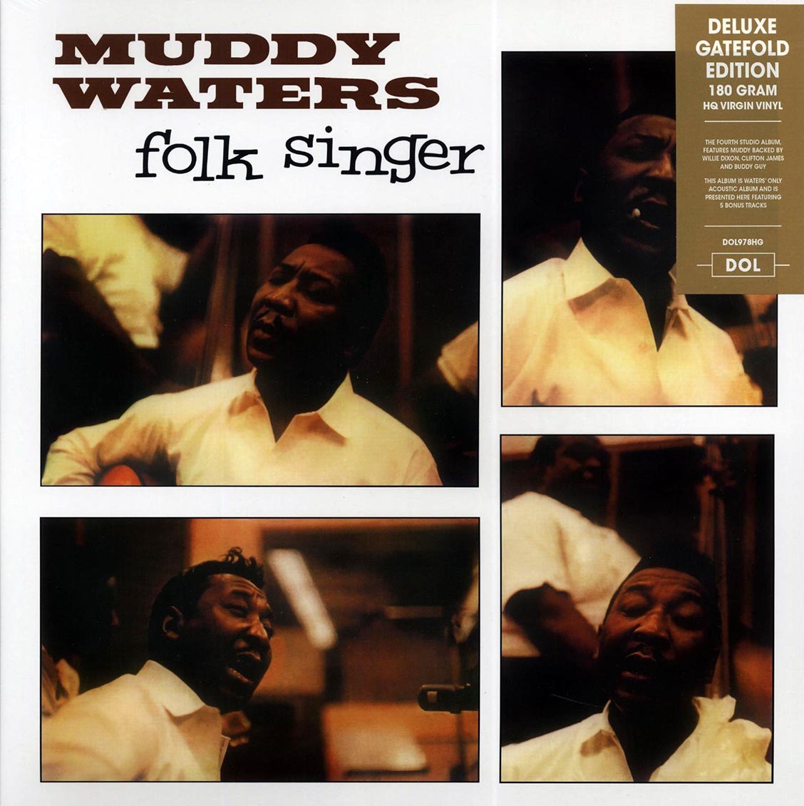 Muddy Waters - Folk Singer - new LP sealed - deluxe gatefold ed. 180gm HQ vinyl