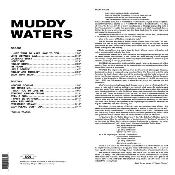 Muddy Waters – The Best Of Muddy Waters - new LP sealed - deluxe gatefold ed. 180gm
