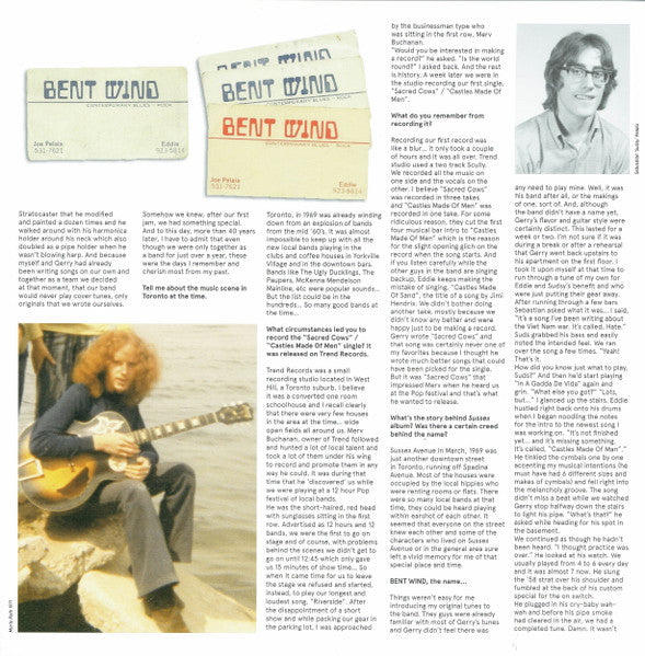 Bent Wind - Sussex - NEW LP