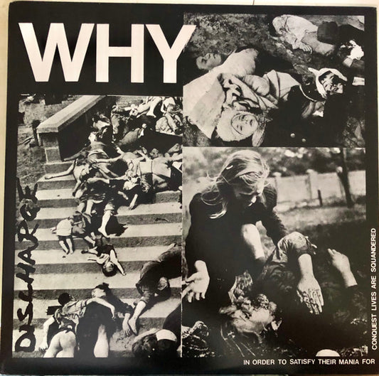 DISCHARGE - WHY? - 12" EP - new sealed 45RPM