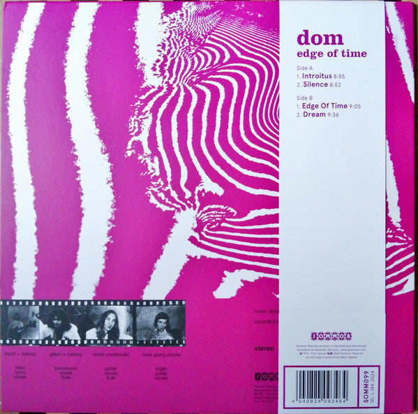 Dom - Edge Of Time - NEW LP