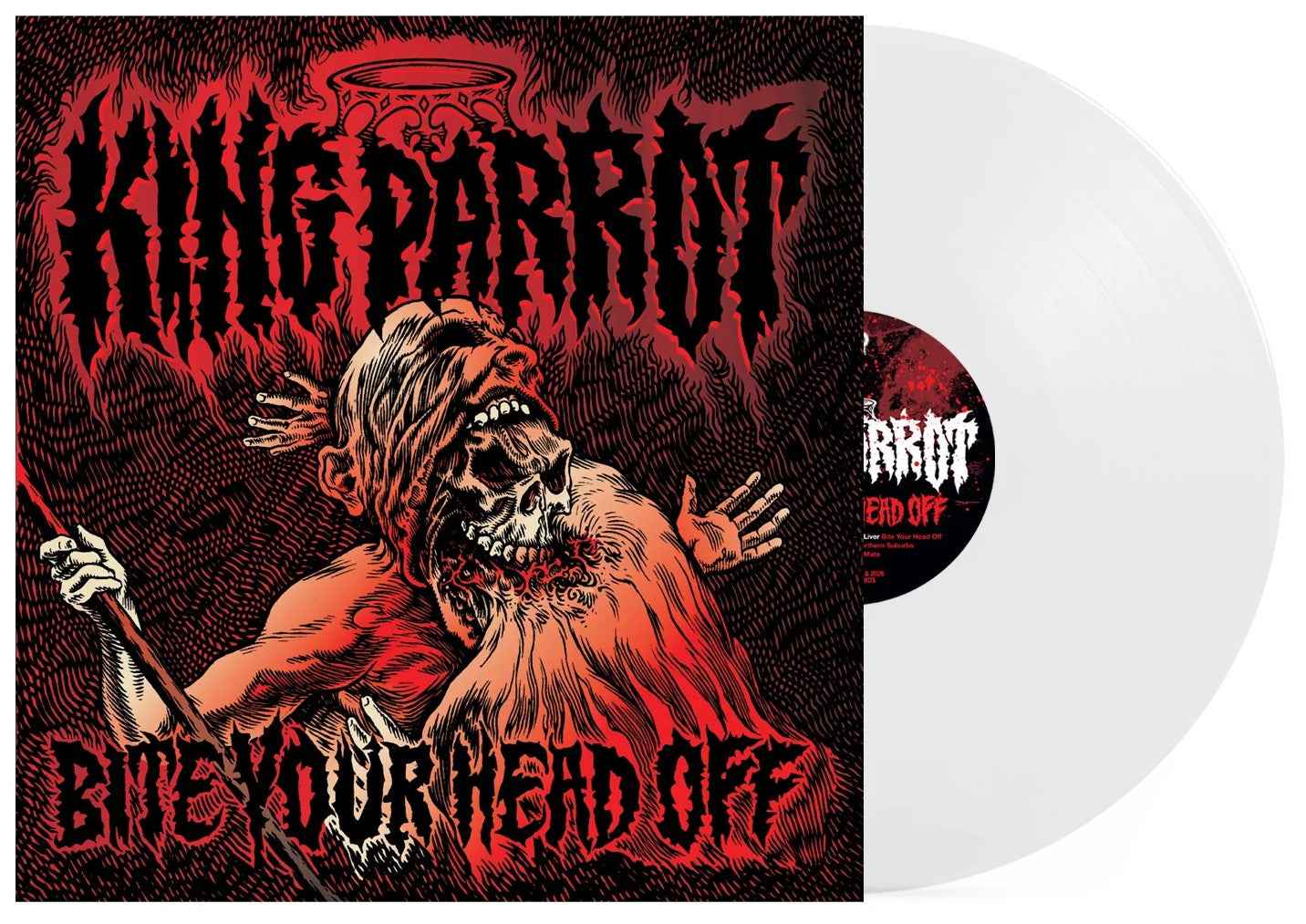 King Parrot - Bite Your Head Off - new LP - clear vinyl 14th ann. reissue Ltd Ed of 500