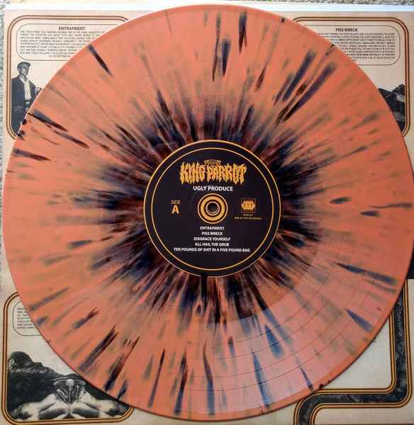King Parrrot - Ugly Produce - orange & black splatter vinyl - new LP album